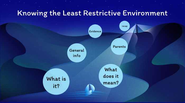 Least Restrictive Environment By Morgan Conklin