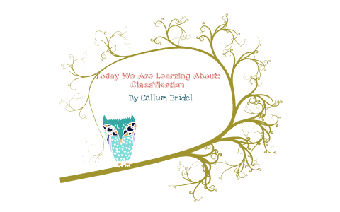 The Classification Presentaion; by The Anonymous Scientist on Prezi
