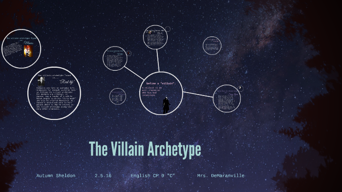 The Villain Archetype By Autumn S On Prezi