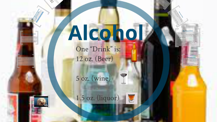 does alcohol help with presentation