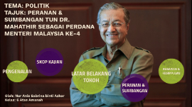 Tun M by Anys Azhar