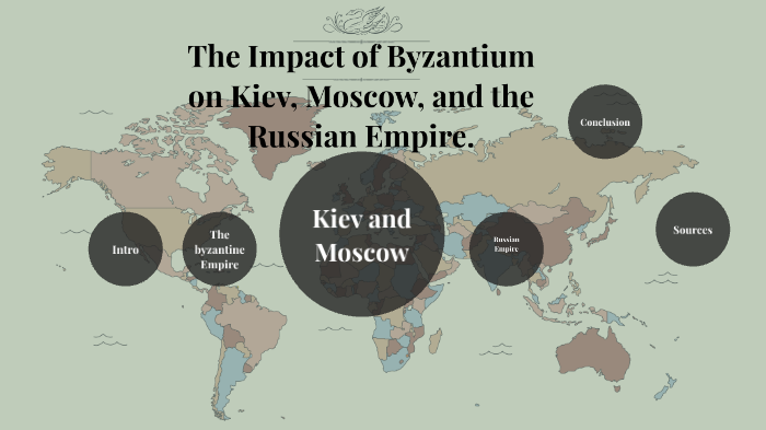 map of byzantine empire and russia