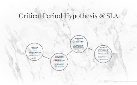 critical period hypothesis sla