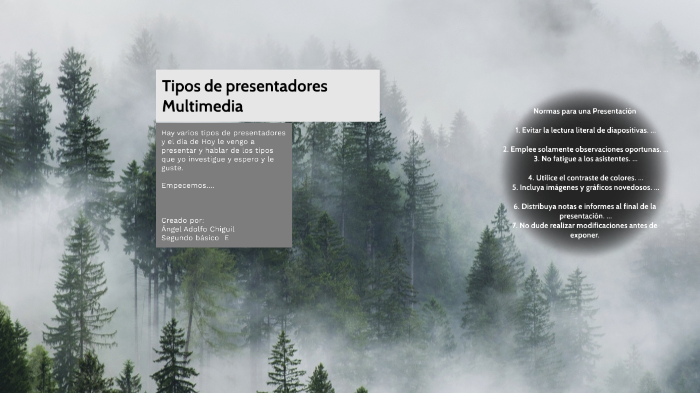 Tipos de presentadores Multimedia by h.chiguilangel.19@gmail.com ...