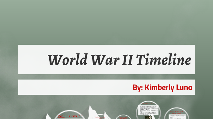 World War II Timeline by Kimberly Luna on Prezi