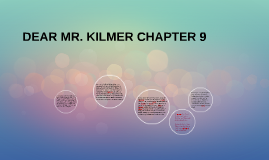 Dear Mr Kilmer Chapter 9 By Farah Anis
