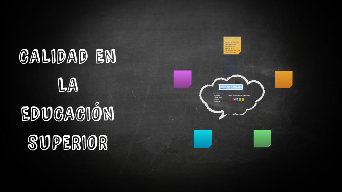 CALIDAD EN LA EDUCACIÓN SUPERIOR by Samuel Patricio on Prezi