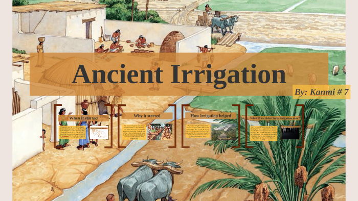 ancient irrigation system design