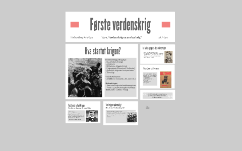 Første Verdenskrig By Kristian Henriksen On Prezi