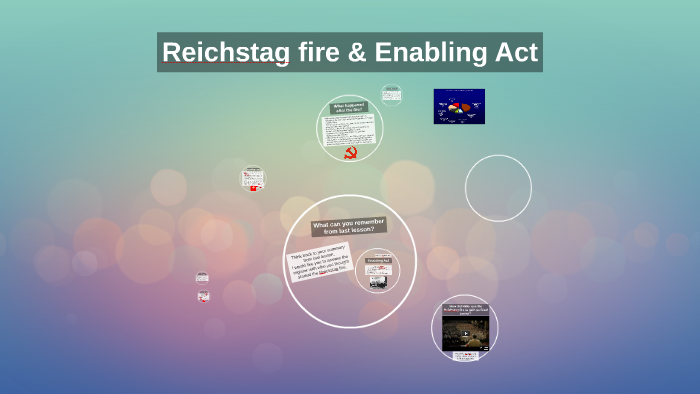 Reichstag fire & Enabling Act by Adele Nichol-Wilson on Prezi