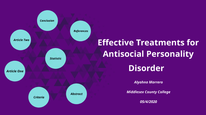 Antisocial Personality Disorder is one of the personality disorders ...