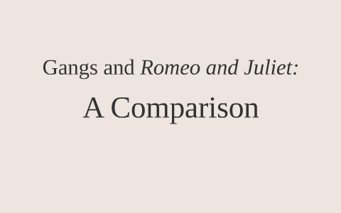 gangs of new york romeo and juliet