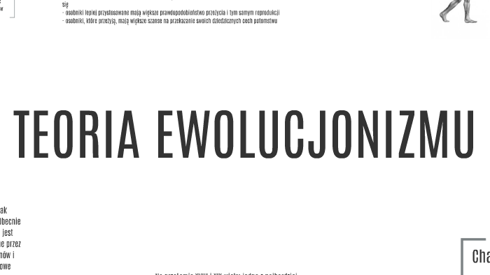 Sprawdzian Z Ewolucjonizmu TEORIA EWOLUCJONIZMU by Szymon Wojciech on Prezi