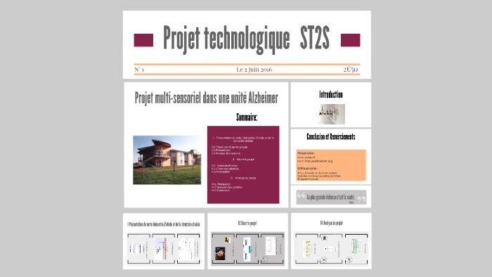 Projet Technologique St2s By Benedicte Marxer