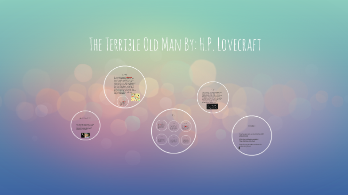 the terrible old man lovecraft