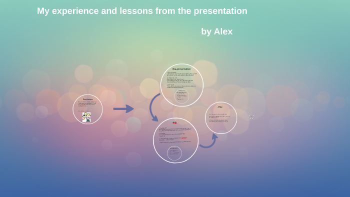 Experience and lessons from the presentation by Alex Wang on Prezi