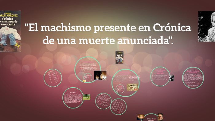 El machismo presente en Crónica de una muerte anunciada. by Jesus