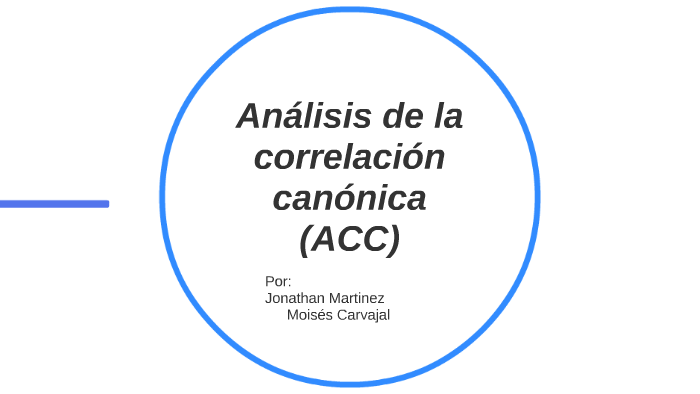 Análisis de la correlación canónica by Carvajal Ruiz on Prezi