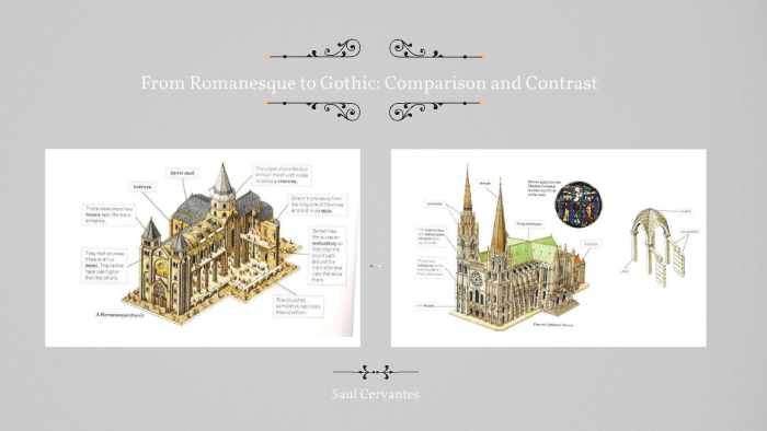 From Romanesque To Gothic By Saul Cervantes