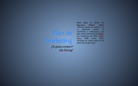 Plan de Marketing by Javier Pulido on Prezi