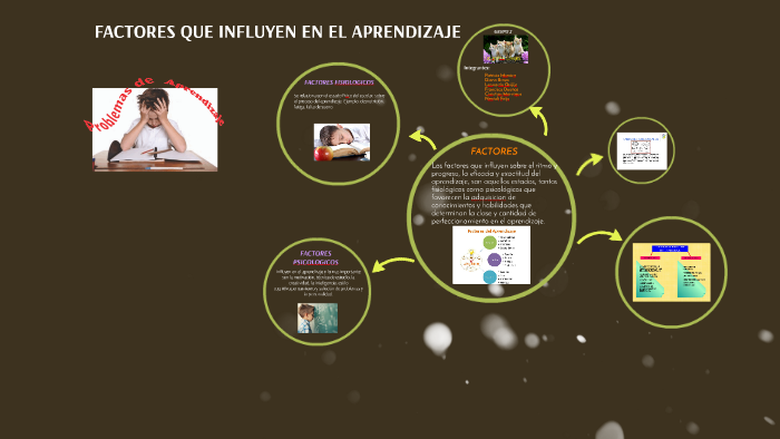 Factores Que Influyen En El Aprendizaje By Christian Manrique On Prezi