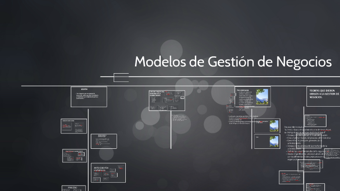 Modelos de Gestion de Negocios by zabdiel gonzalez hernandez on Prezi Next