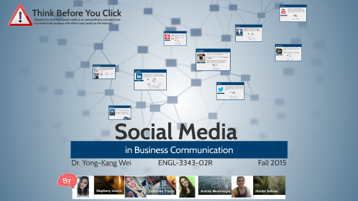 social media in business communication presentation