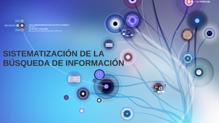 SISTEMATIZACIÓN DE LA BÚSQUEDA DE INFORMACIÓN by ernesto robledo zavala