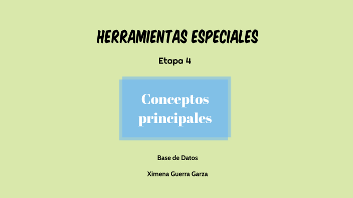 base de datos by Ximena Guerra on Prezi
