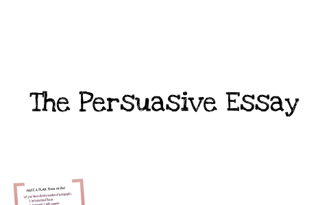persuasive essay help