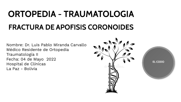 apófisis coronoides de fractura de cúbito