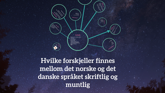 Forskjeller Mellom Nynorsk Og Bokmål