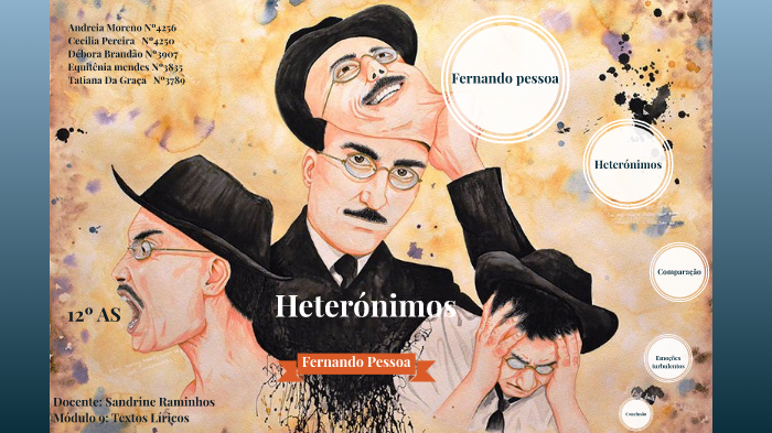 Fernando Pessoa e os seus Heterónimos by Mao énois on Prezi