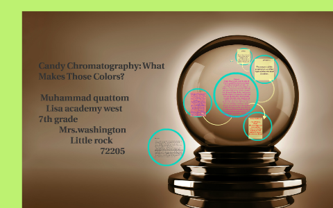 Candy Chromatography What Makes Those Colors By Muhammad Quattom