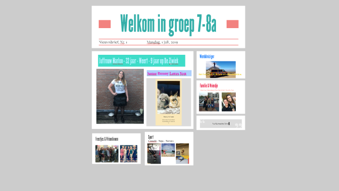 Welkom in groep 7-8a by Marlon Penninkx on Prezi