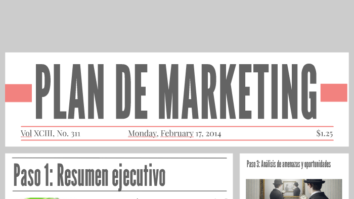 PLAN DE MARKETING by Cristian R. Blando on Prezi
