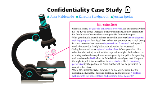 Confidentiality case study examples image
