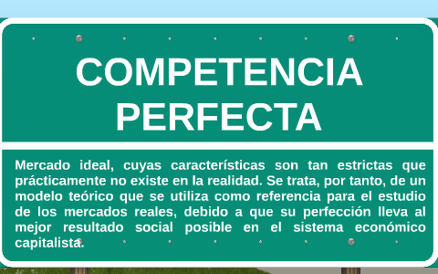 COMPETENCIA PERFECTA by