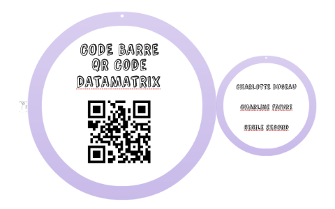 Code Barreqr Codedatamatrix By Cecile Segond On Prezi