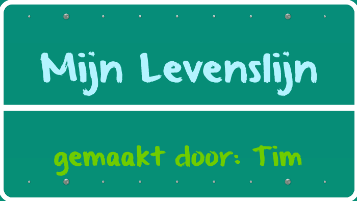 Mijn Levenslijn by tim noelmans