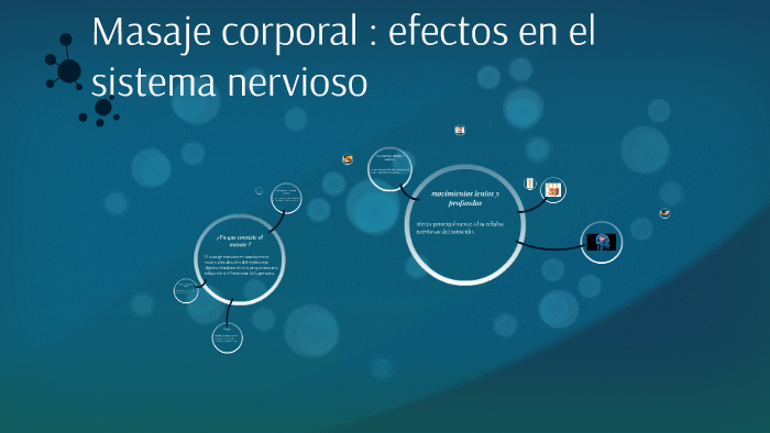 Masaje corporal : efectos en el sistema nervioso by Cristina Rivas on Prezi