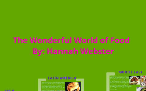 2.3.9 written assignment the wonderful world of food