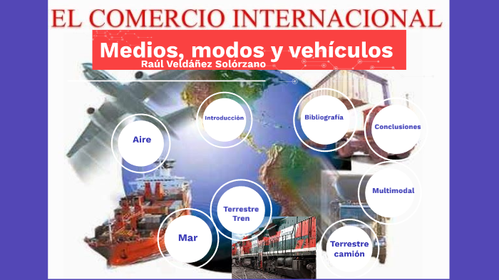 MEDIOS, MODOS Y VEHÍCULOS DE TRANSPORTE EN COMERCIO EXTERIOR By Raul ...