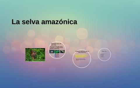 La selva amazónica by Joaco agu varas zagal on Prezi