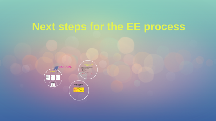 Next steps for the EE process by Nancy Solis Acuña on Prezi
