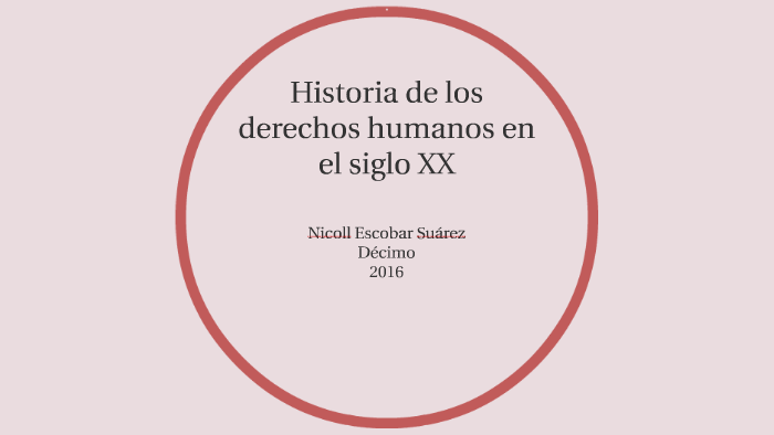 Historia De Los Derechos Humanos En El Siglo Xx By Nicoll Escobar S On Prezi 1231