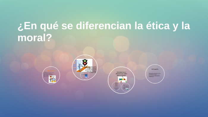 ¿en Qué Se Diferencian La ética Y La Moral By On Prezi