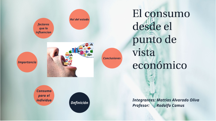 Consumo desde el punto de vista económico by Mattias Alvarado Oliva on