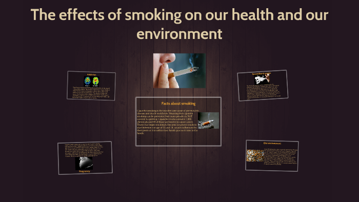 The effects of smoking on our health and our environment by omar ...