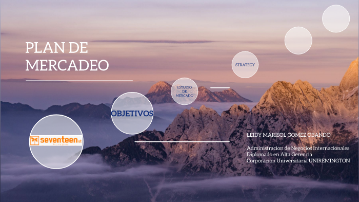 PLAN DE MERCADEO by Leidy Marisol Gomez Obando on Prezi